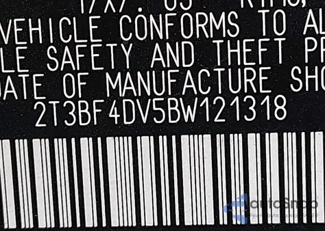 2011 Toyota Rav4 из США, поврежденный, VIN 2T3BF4DV5BW121318